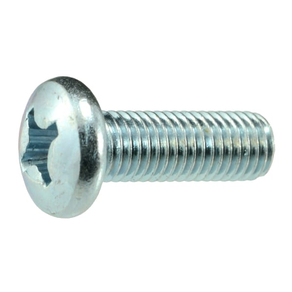 Midwest Fastener 1/4"-28 x 3/4 in Phillips Pan Machine Screw, Zinc Plated Steel, 35 PK 34602 - main